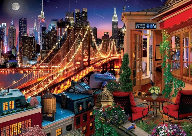 Пъзел ART PUZZLE Brooklyn от терасата 1500 части