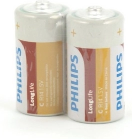 Цинк-хлоридна батерия Philips C R14 1,5 V