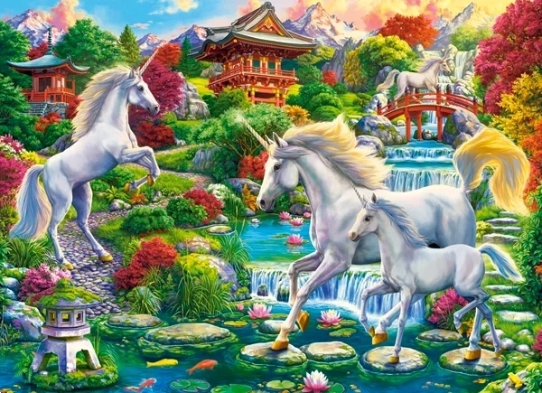 Unicorn Garden 300-Piece Puzzle – Unicorns