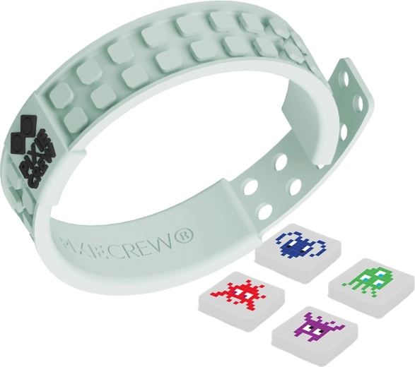 Pixie Crew Space Invaders glow-in-the-dark creative bracelet