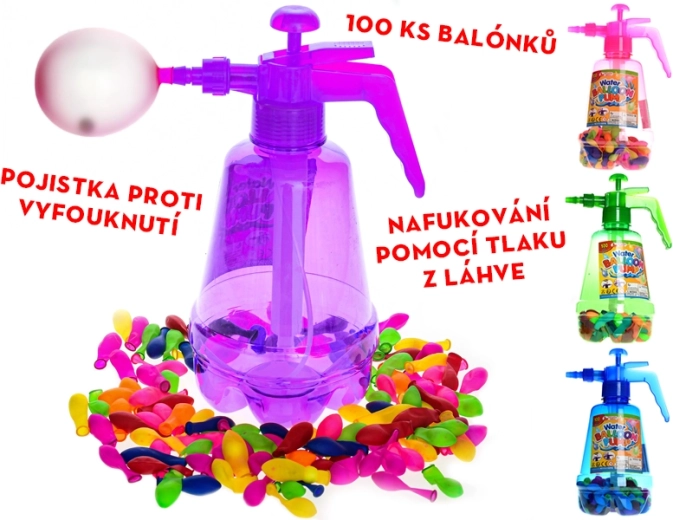 Водни бомбички с пълнител – комплект 100 балона за лятно забавление
