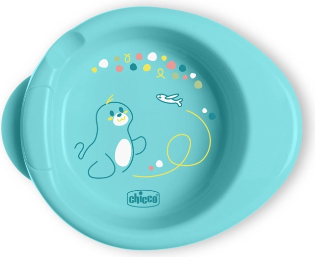 Chicco non-slip thermal plate Warmy teal 6m+