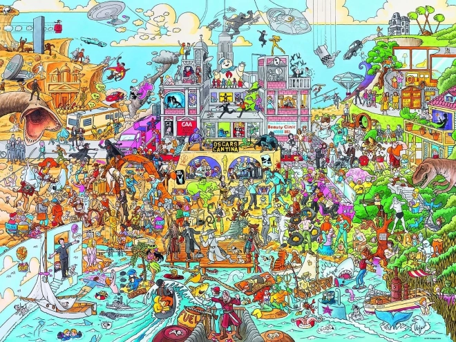 Пъзел 1500 части Hollyworld