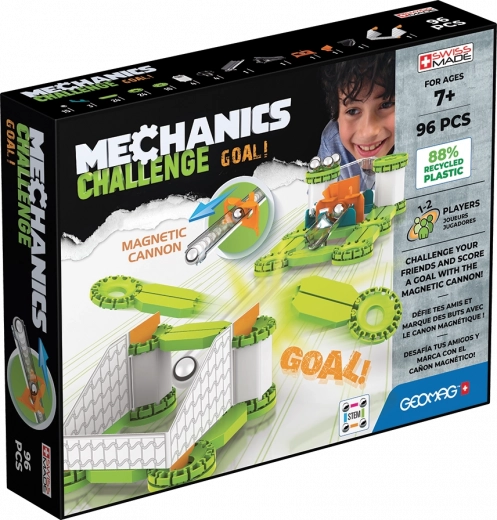 Магнитен конструктор GEOMAG Mechanics Challenge 96 части