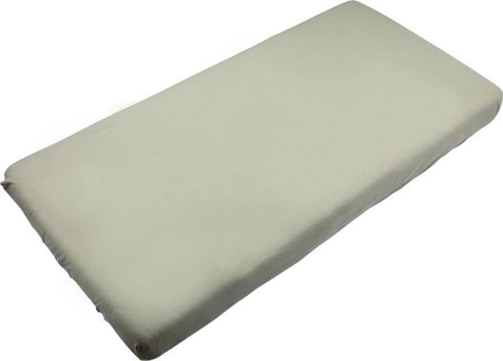 Timboo bamboo fitted sheet soft 60 × 120 cm whisper green