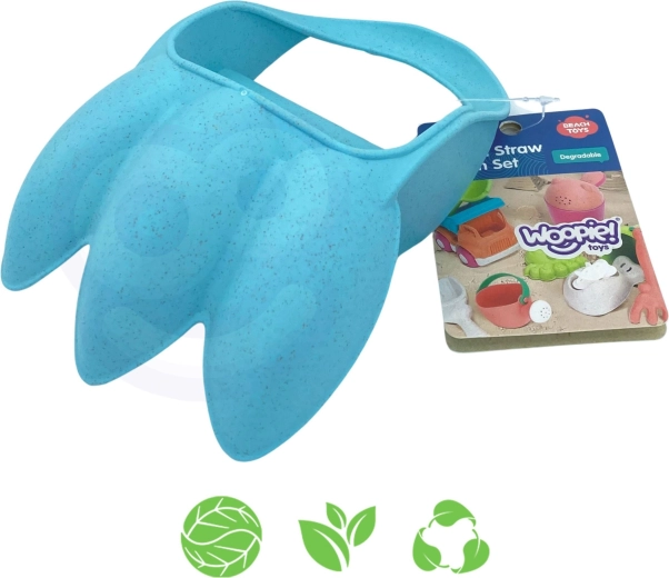 Woopie Green claw and shovel for sand made from biodegradable material