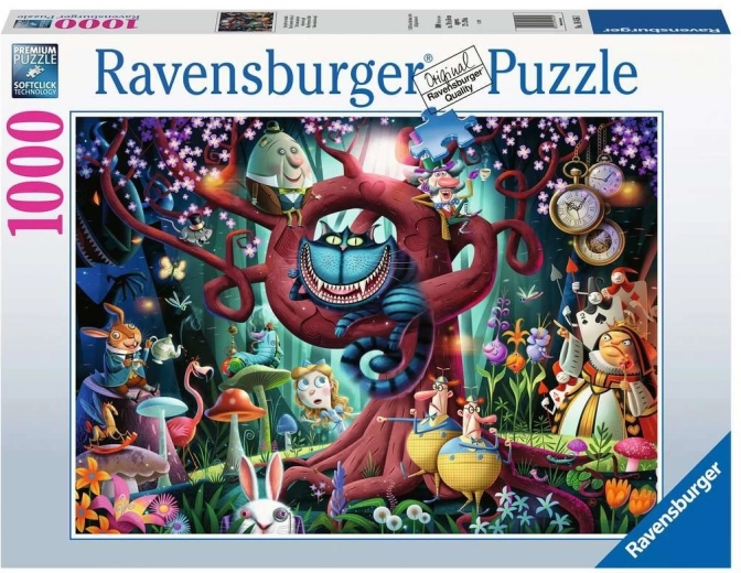 Puzzle 2D 1000 pieces – ALICE IN WONDERLAND: Almost Everyone Is Mad