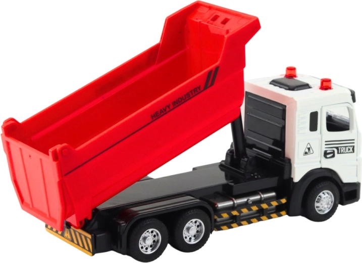 Tilting dump bed like a real truck