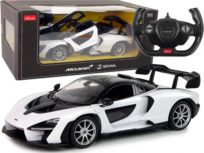 Авто R/C McLaren Senna Rastar 1:14 бял с дистанционно управление
