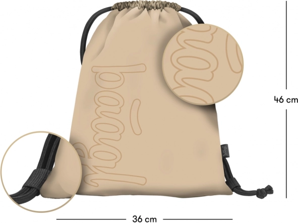 Shoe bag made of washable material