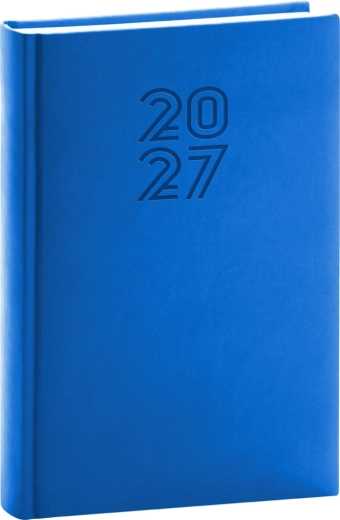 Notique Aprint дневен дневник 2027 син 15 × 21 cm