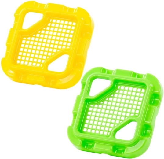 Children's castle-shaped sand sieve