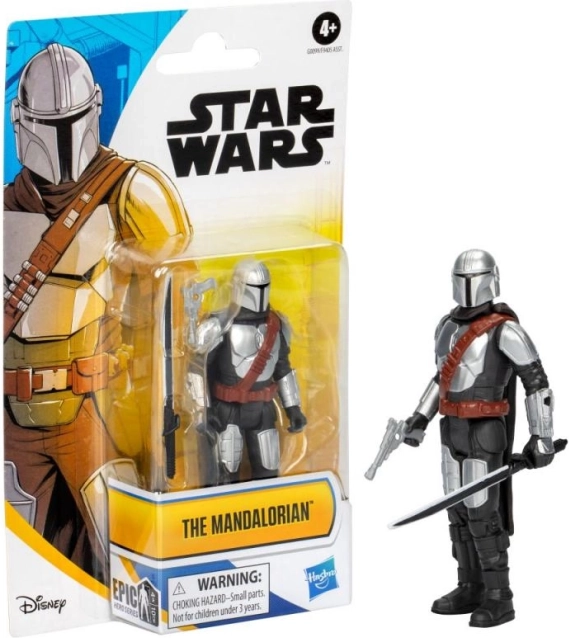 Екшън фигура на Мандалорианеца STAR WARS Epic Hero Series 10 см