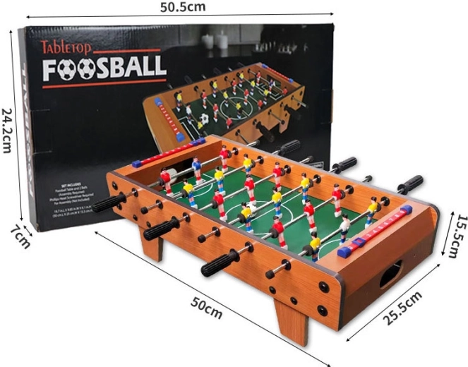 Wooden tabletop football (tic-tac-toe) – mini table football