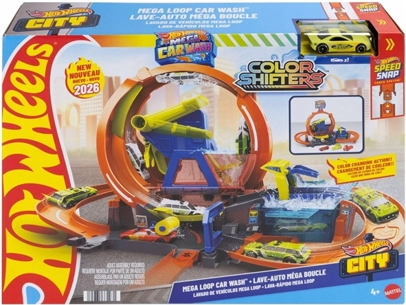 Hot Wheels City Mega Car Wash with Loop