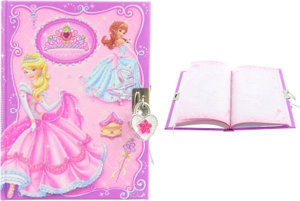 Princess Notebook with Lock and Keys