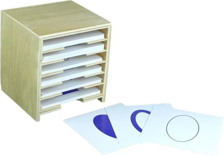 Suitable for geometric cards and Montessori work
