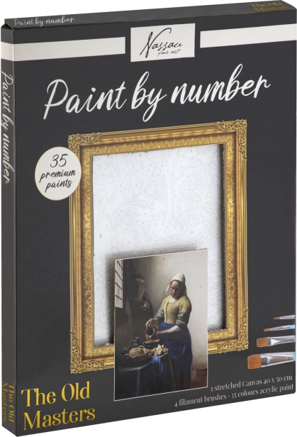 Paint by Numbers on Canvas Milk Made 40 × 50 cm
