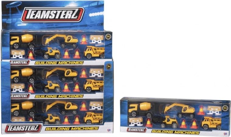 Teamsterz Construction Mini Set with Construction Machines