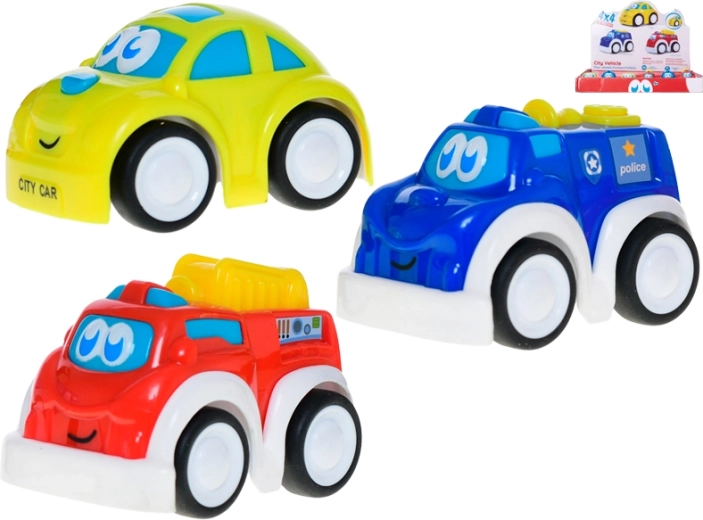 Весело количка с инерционен механизъм 9 см за деца
