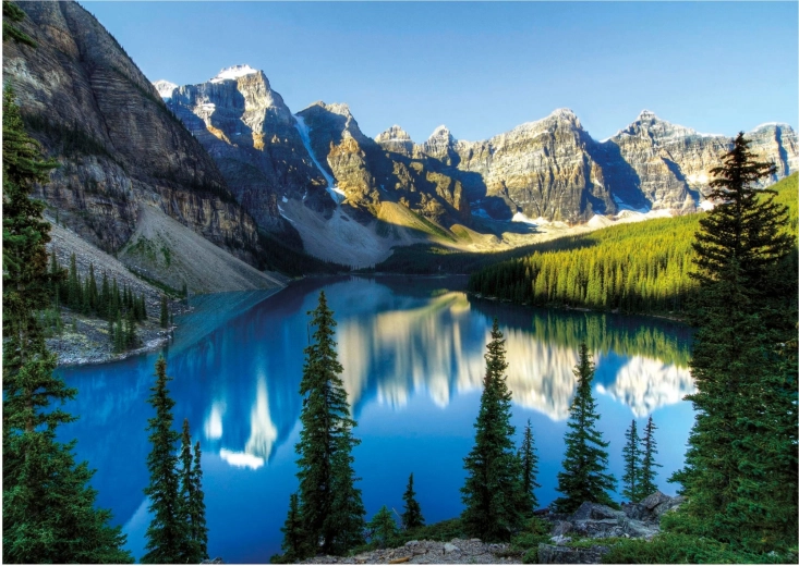 Puzzle Lake in Alberta 500 pieces