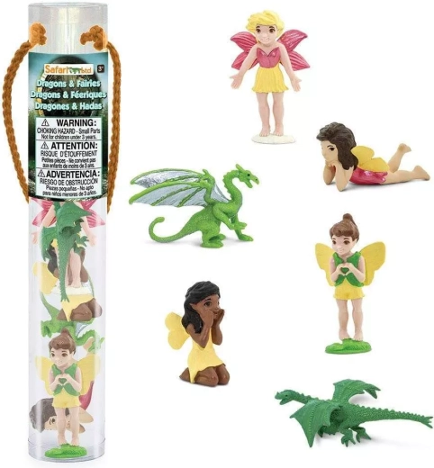 Safari Ltd. designer tube Fairies and Dragons