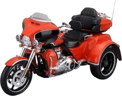 Die-cast motorcycle model HARLEY-DAVIDSON 2021 CVO Tri Glide 1:12, orange