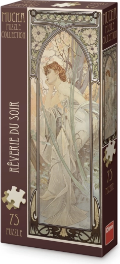 Alfons Mucha – Evening Reverie panoramic puzzle 75 pieces