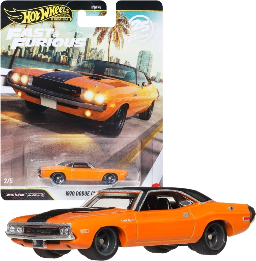 Hot Wheels Premium Fast & Furious 1970 Dodge Challenger R/T - 1 бр.