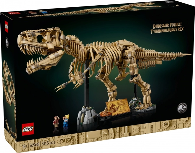 LEGO Jurassic World скелет на тиранозавър – колекционерски модел за възрастни