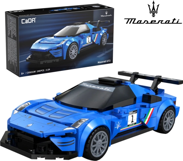 Конструктор CADA състезателен автомобил MASERATI MC20 GT2 1:24, 240 части