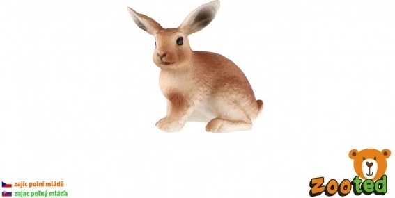 Bunny Figurine – Realistic Baby, 6 cm
