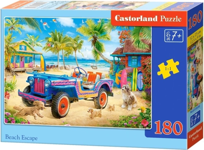 Castorland puzzle Beach Escape 180 pieces
