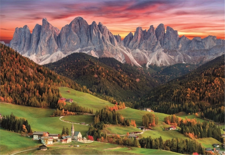 Пъзел 2000 части High Quality – Val di Funes