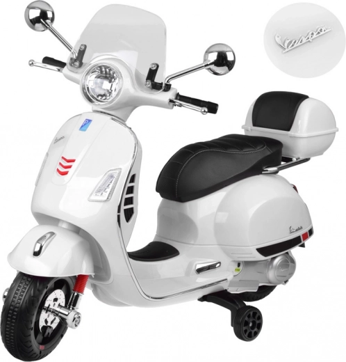 Детска електрическа тротинетка Vespa GTS Super с акумулатор – бяла