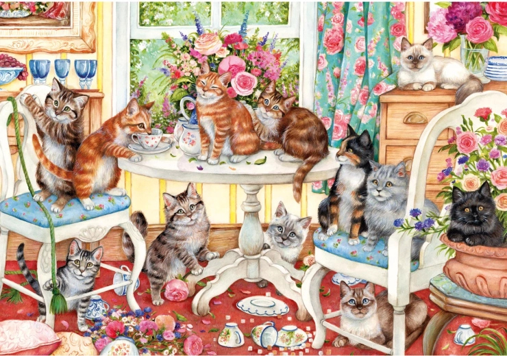 GIBSONS puzzle Tails from the Tea Party 500 pieces