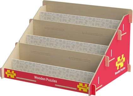 Large wooden puzzle rack BIGJIGS TOYS