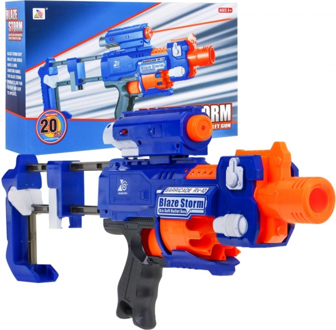 Kids’ pistol blaze storm with laser sight and 20 foam darts
