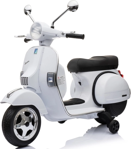 Kids' electric scooter Vespa PX150 white