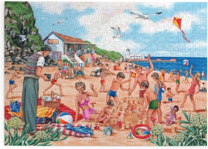 House of Puzzles Family Photograph by the Sea – puzzle with 500 large pieces
