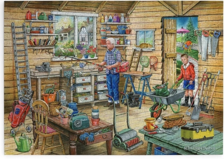 Detailed garden workshop design