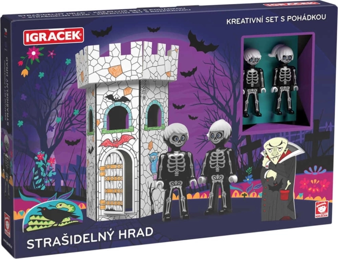 EFKO Igráček Haunted Castle creative set with 2 figurines and a fairy tale