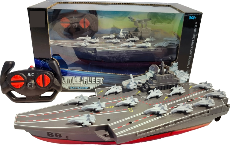 R/C военен самолетоносач Battle Fleet 1:16