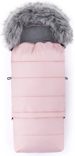 Чувалче 4в1 Pink за количка и столче за кола