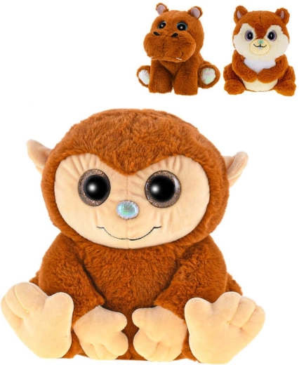 Scented plush safari animal (sitting) 18–19 cm caramel - 1 piece