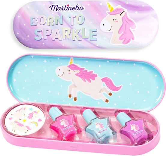 Nail Polishes with Unicorn Stickers