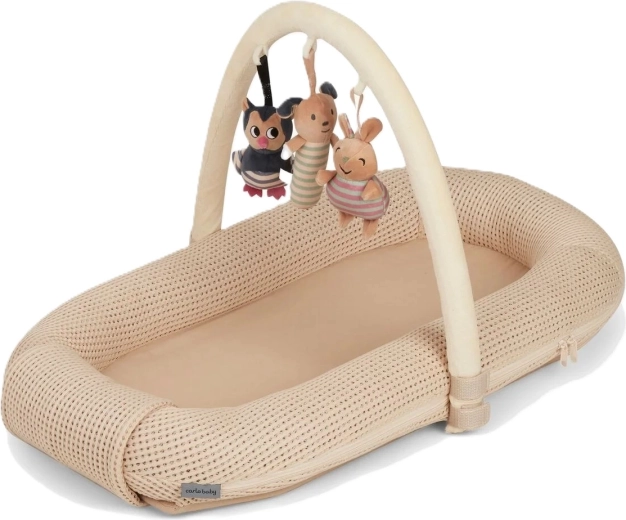 Carlo Baby бебешко гнездо с арка beige