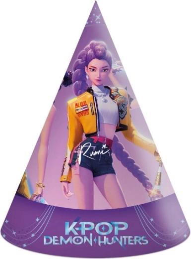 Paper Birthday Party Hats – K-Pop Demon Hunters