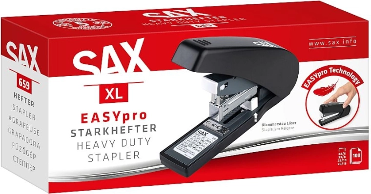 Staples up to 100 sheets