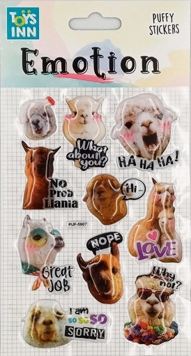 Llama Emotion Stickers
